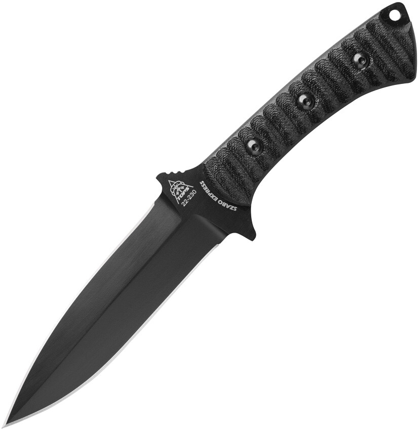 New TOPS Szabo Express Double Edge Fixed Blade Knife TPSZEX02