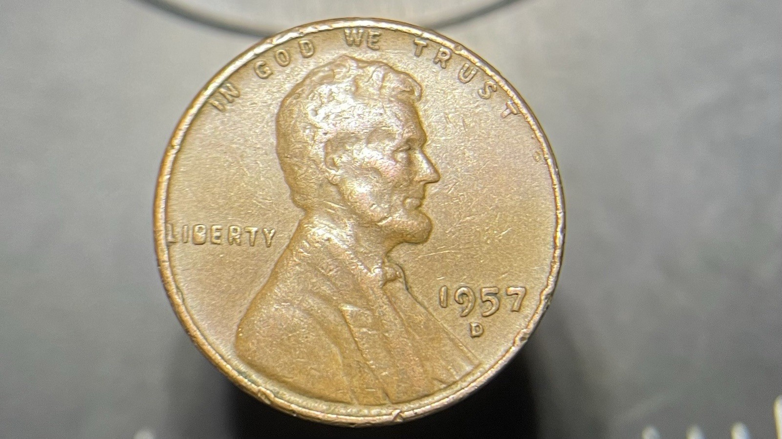 1957-D Lincoln Wheat cent DDO 1957