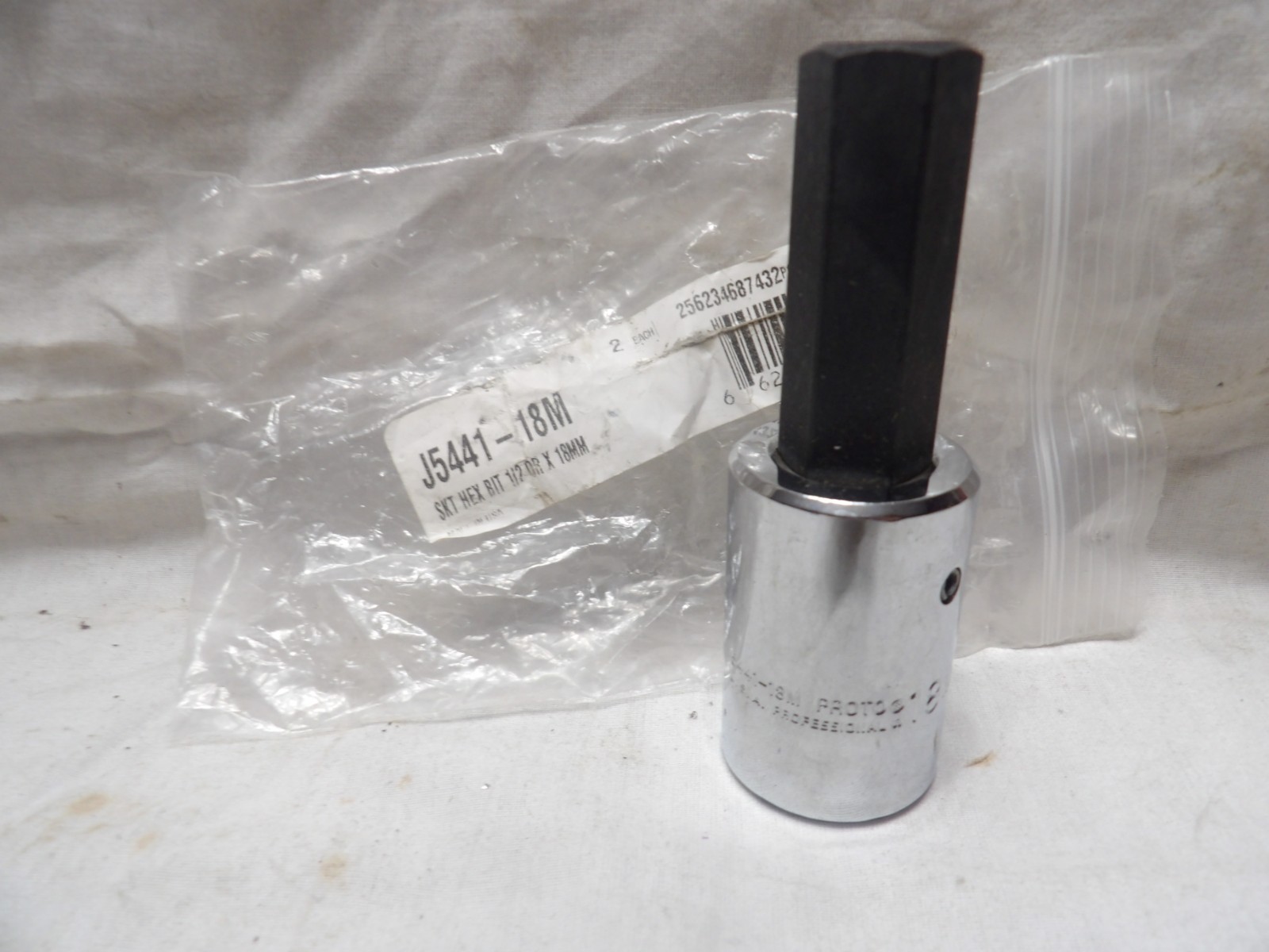 Proto 1/2" Drive 18mm Hex Bit Socket J5441-18M - Made in the USA