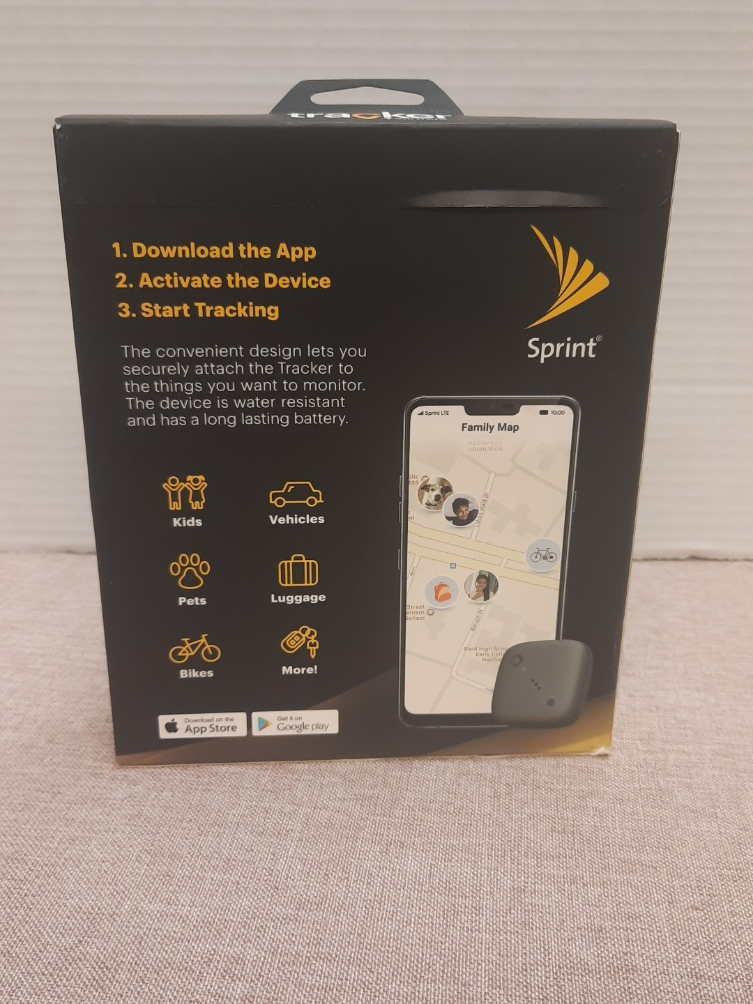 Sprint Tracker Safe & Found GPS Tracker Apple Android Compatible ~ BRAND NEW