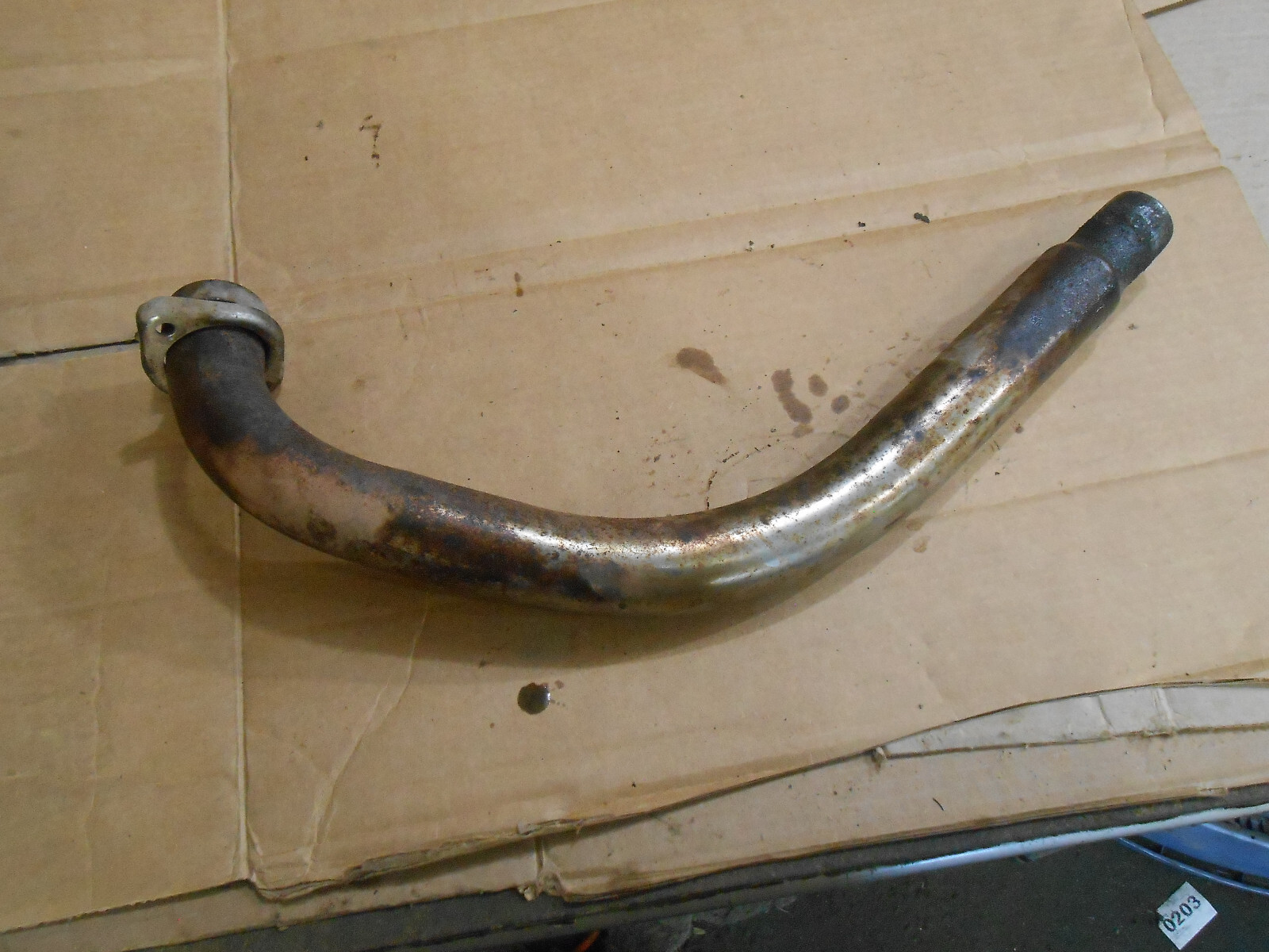 Yamaha 920 Virago XV920 XV 920 1982 82 front cylinder exhaust pipe mufler header