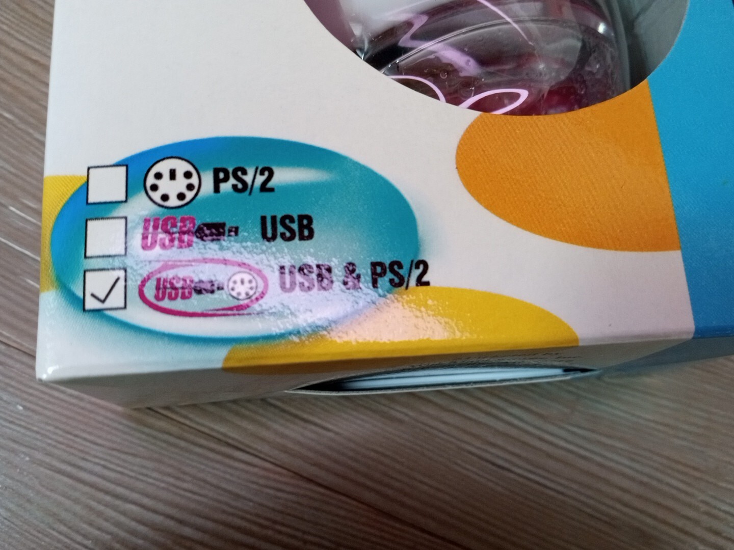 Floaters Computer Mouse USB & PS/2 Butterfly Flower Corded in Original Packaging