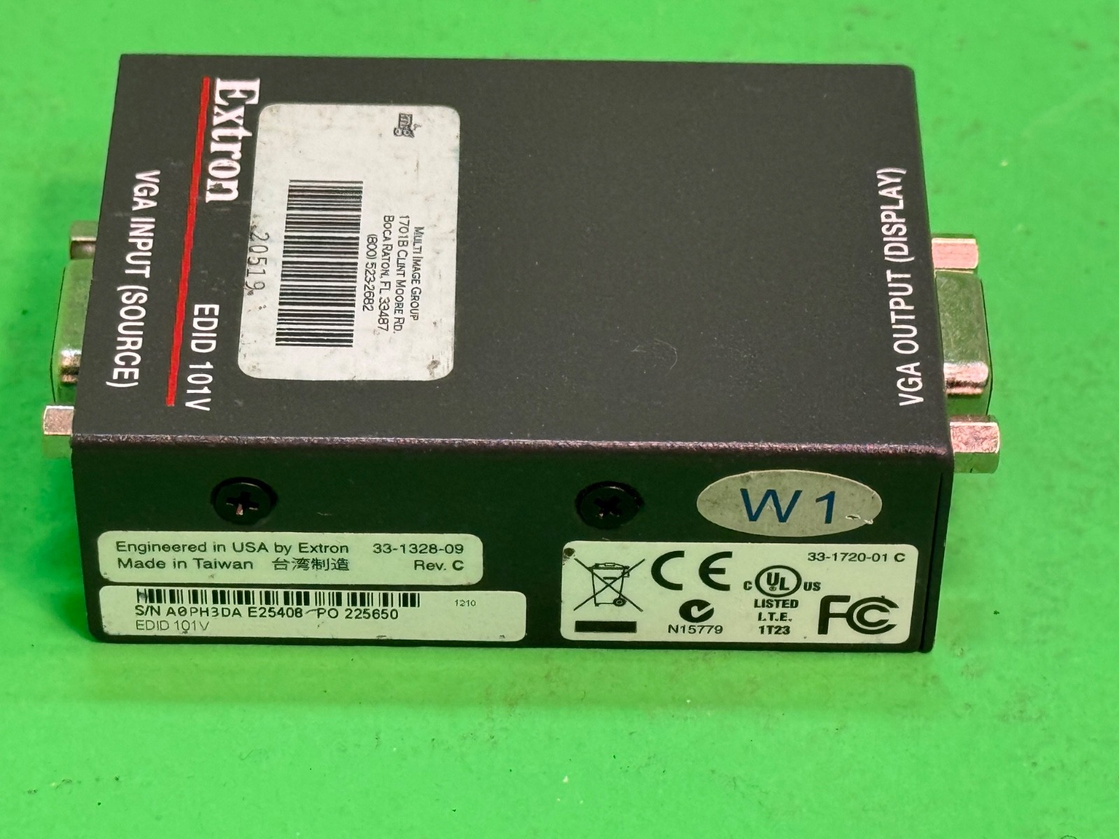 Extron EDID 101V Emulator with Minder for VGA 31 units