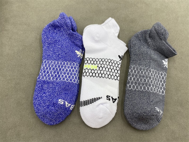 3 Pairs Bombas Women's All-Purpose Performance Ankle Sock Size M