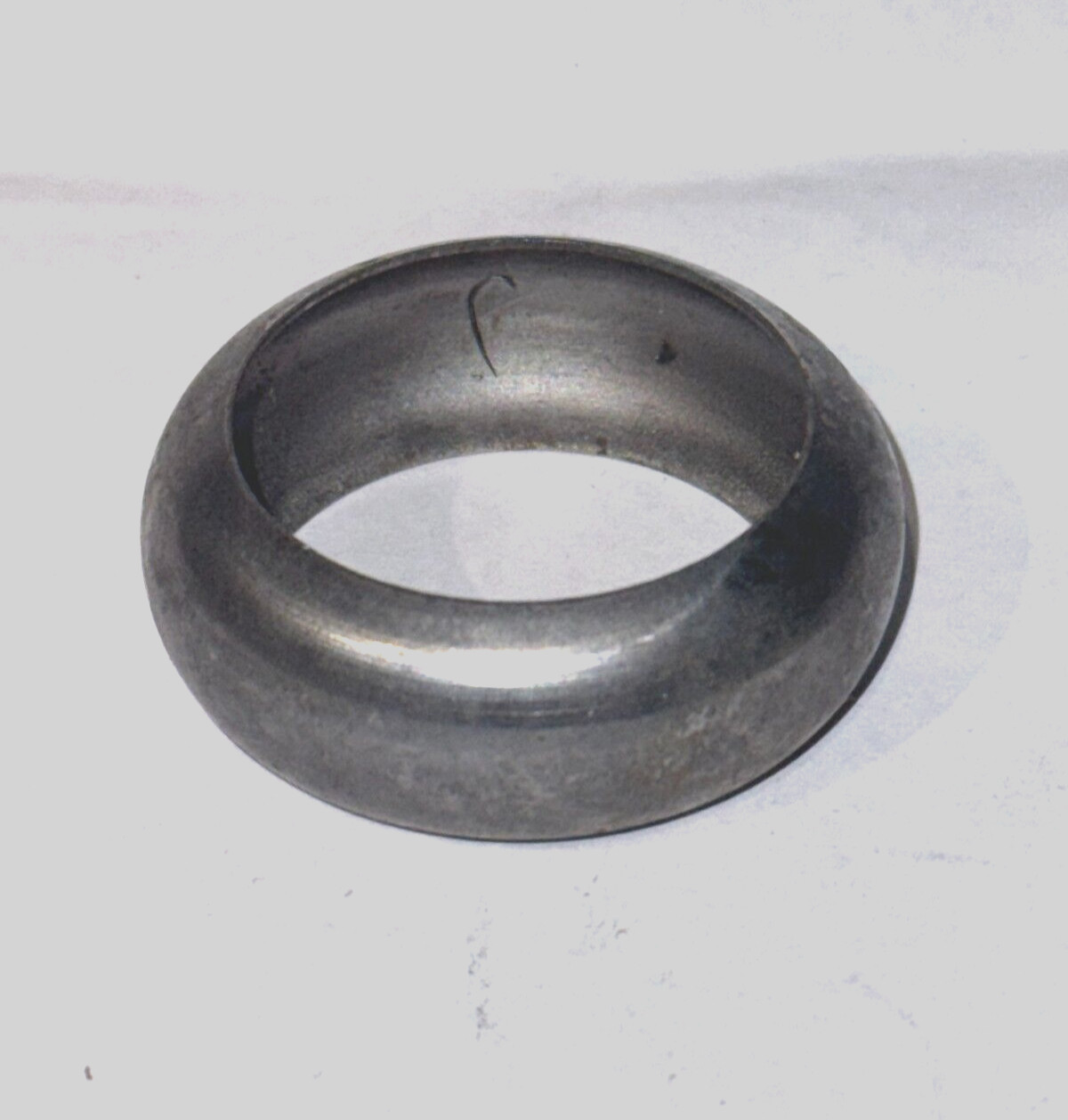 LOT  OF 4:  Old stock 1-5/8" DIa.,  Unf. Steel Breaks, Necks, lamp parts