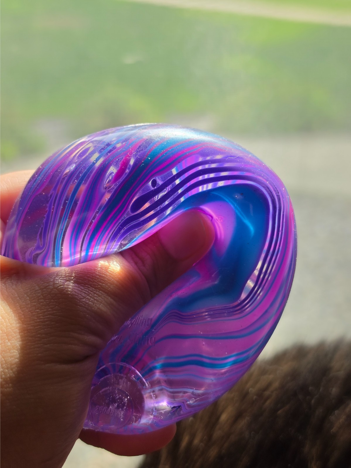 NeeDoh Nice Cube Swirl - Authentic Multi Color Solid Squish Squeeze Toy