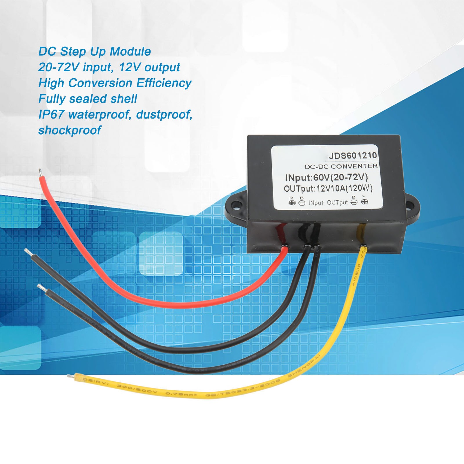 DC Converter Module Voltage Regulator Converter 20‑72V Input 12V SET