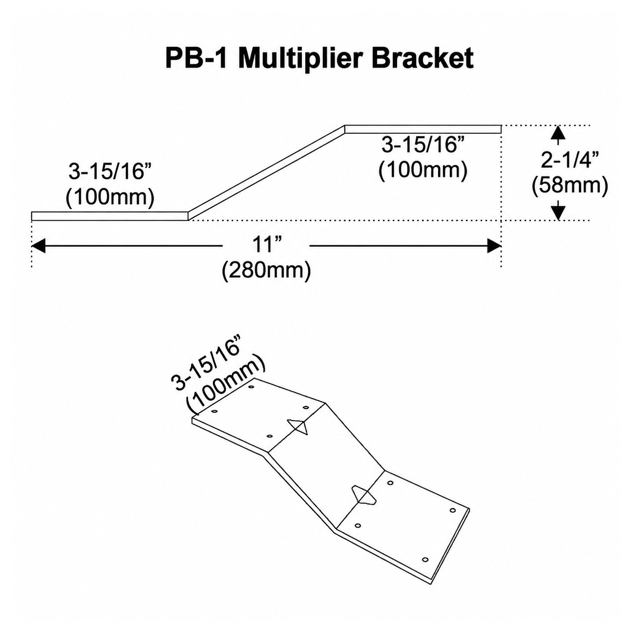 Earthquake Sound PB-1 Torque Amplification Bracket