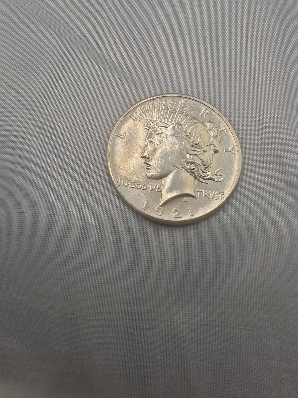 1921 high relief peace dollar LUSTER!!
