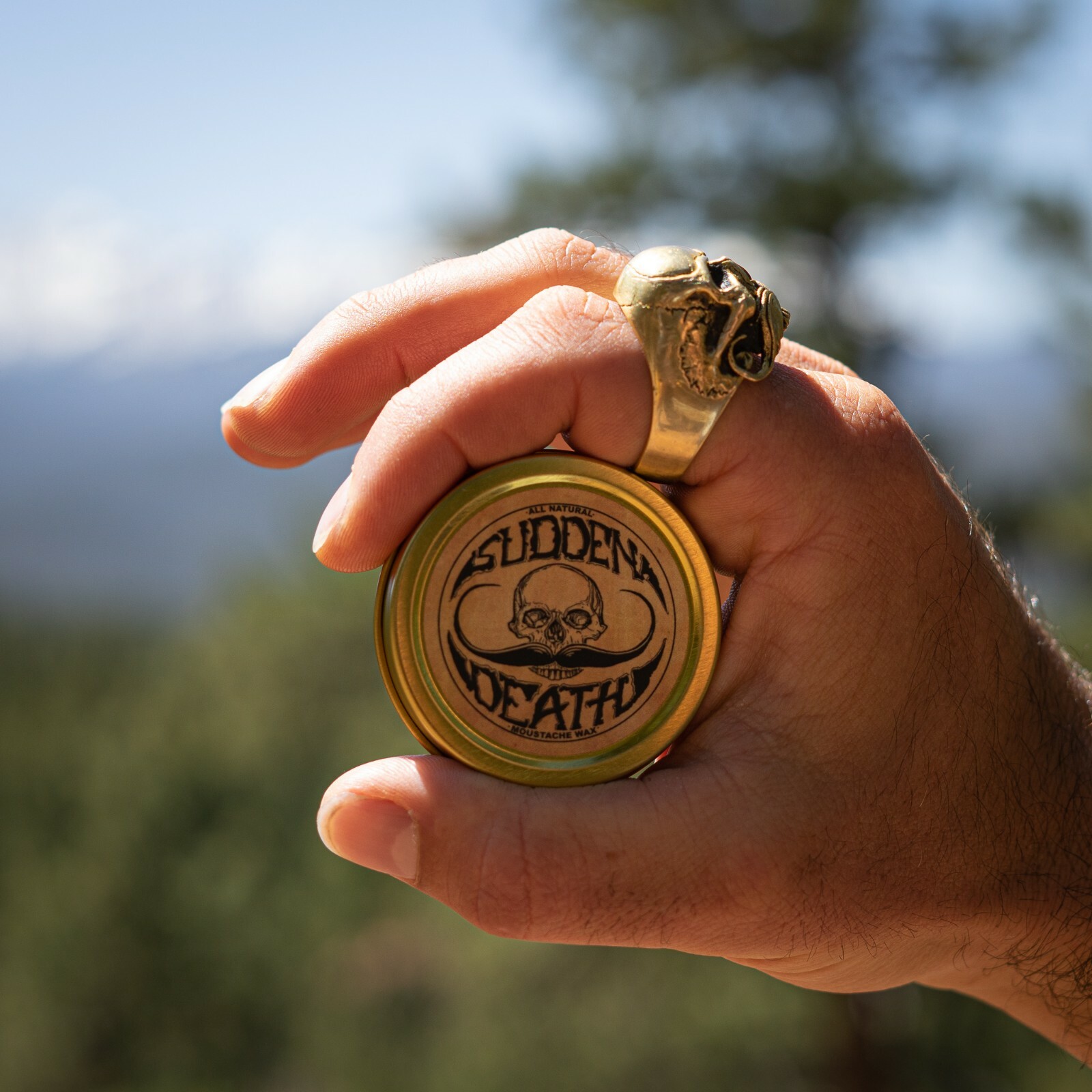 Sudden Death Mustache Wax (Strong Hold, Easy Application) By Death Grip