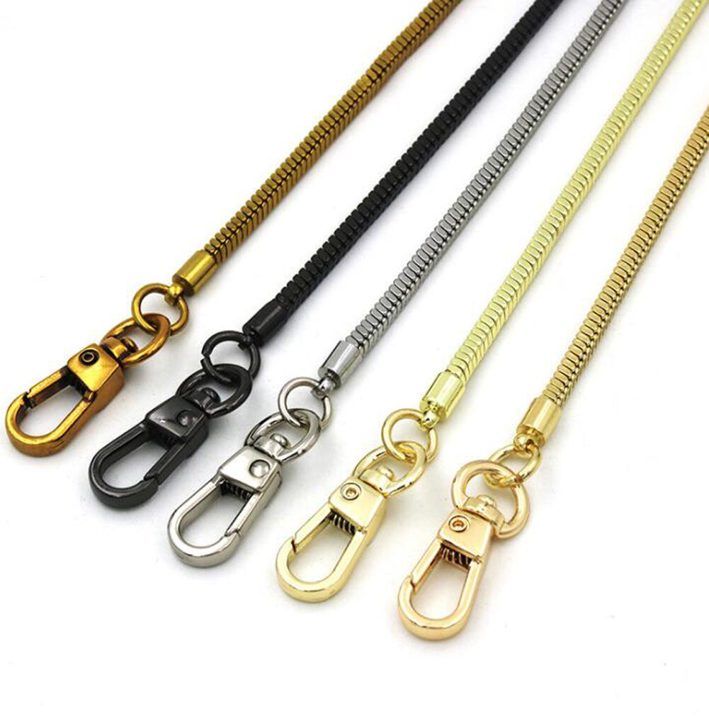 Replacement Crossbody Metal Square Chain Handbag Shoulder Strap Bag Purse Copper