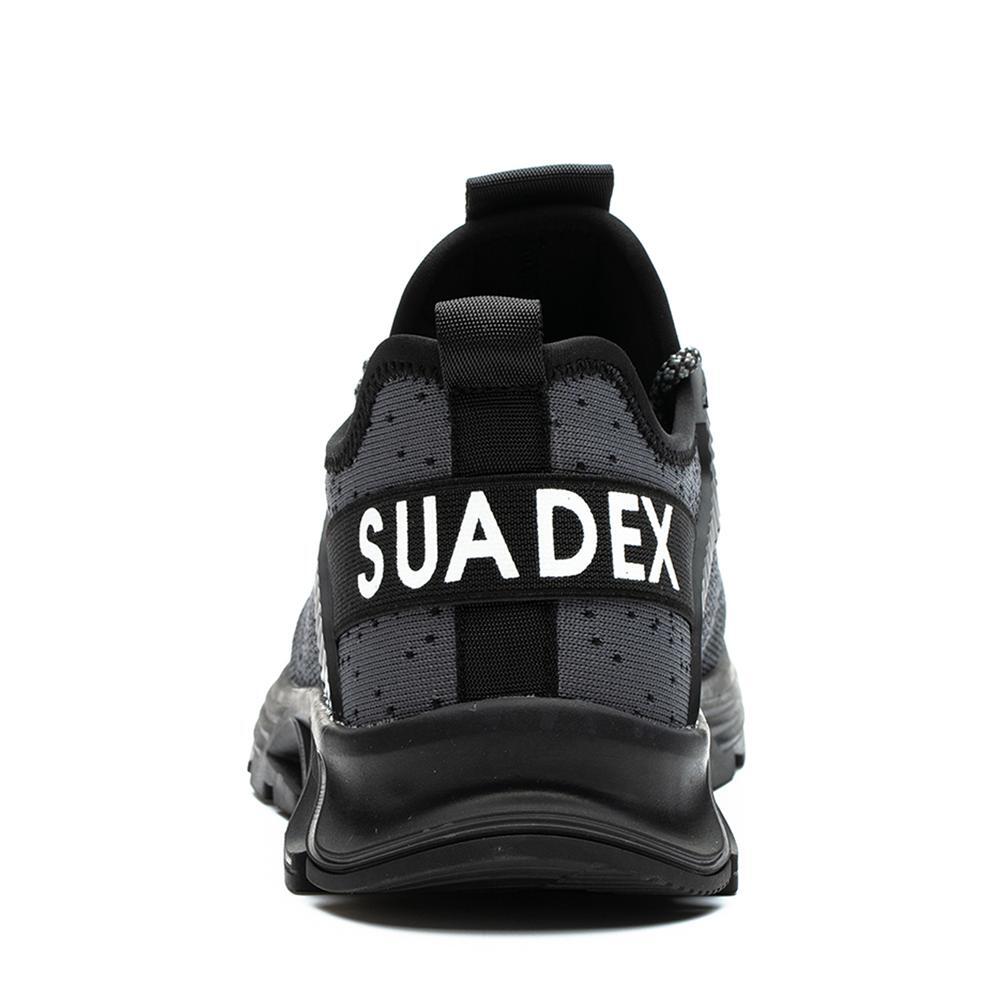 SUADEX Steel Toe Safety Work Shoes Black