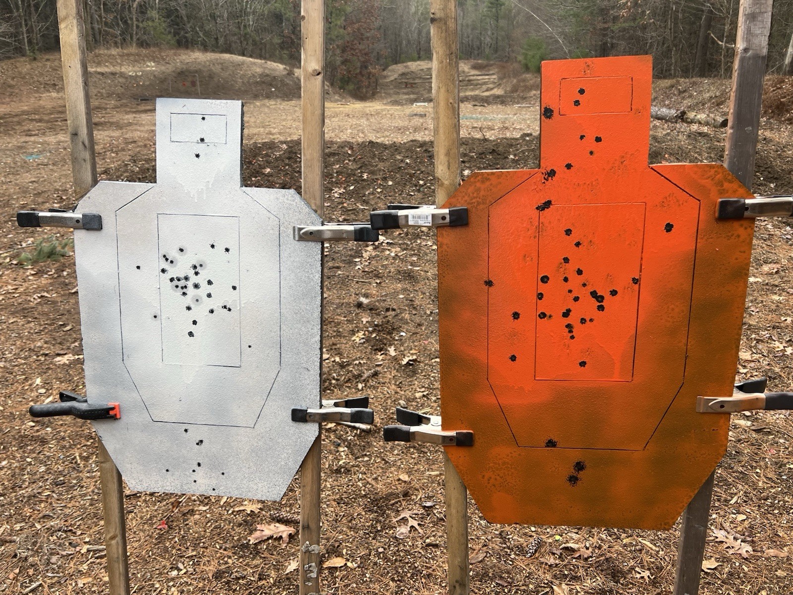 Full Size Self Healing Targets- Silhouette , White Reusable Rubber
