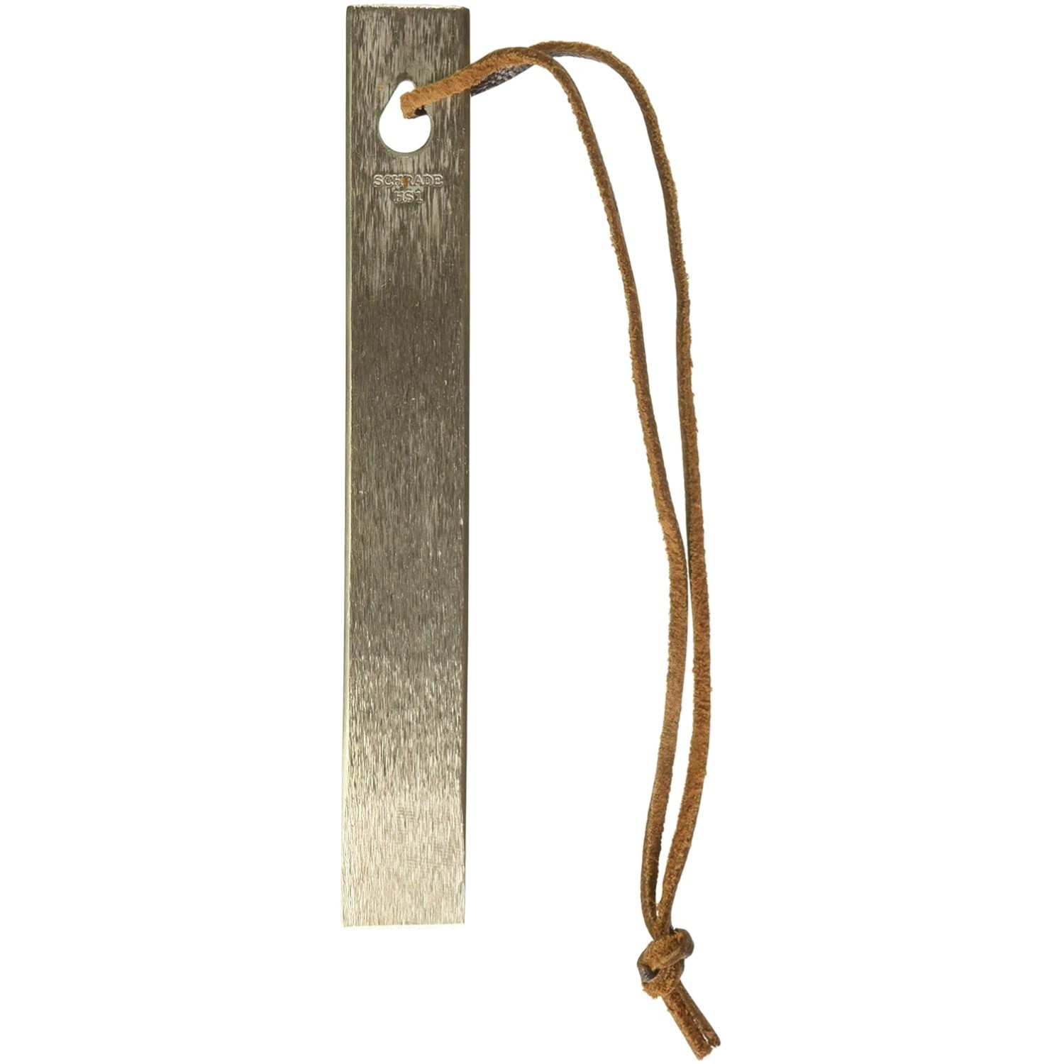 7-Inch Honesteel Sharpener with Lanyard & Leather Sheath - Perfect for Outdoors
