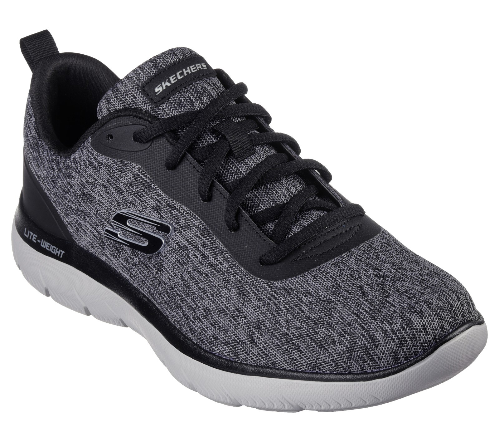 Skechers Shoes Men Sport Comfort Walk Black Memory Foam Casual cushioned 232695
