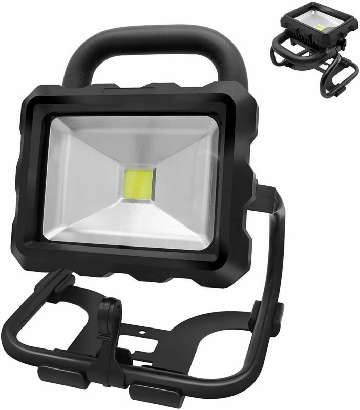 LED Work Light Cordless for Garage Workshop Powered by 20v for Black & Decker