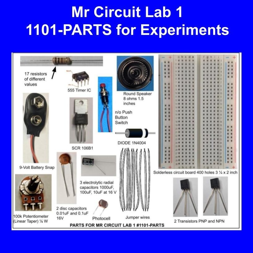1101-P Basic Electronics and Lab with online lessons and quizzes - Mr Circuit