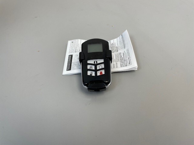 DSC WT4989 Black Two-Way 4-Buttons 433 MHz Wireless Keyfob with Icon Display