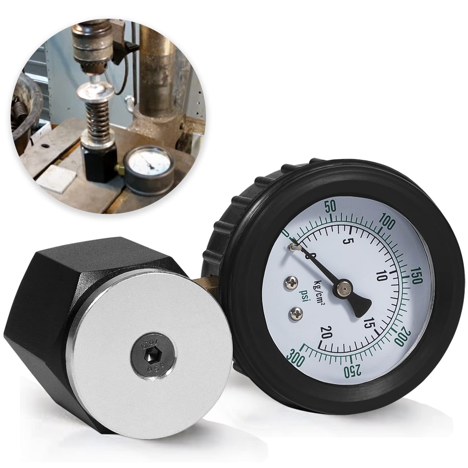 66835 Universal Mini Valve Spring Tester use on 0-300 psi and 0-20 kg/cm2