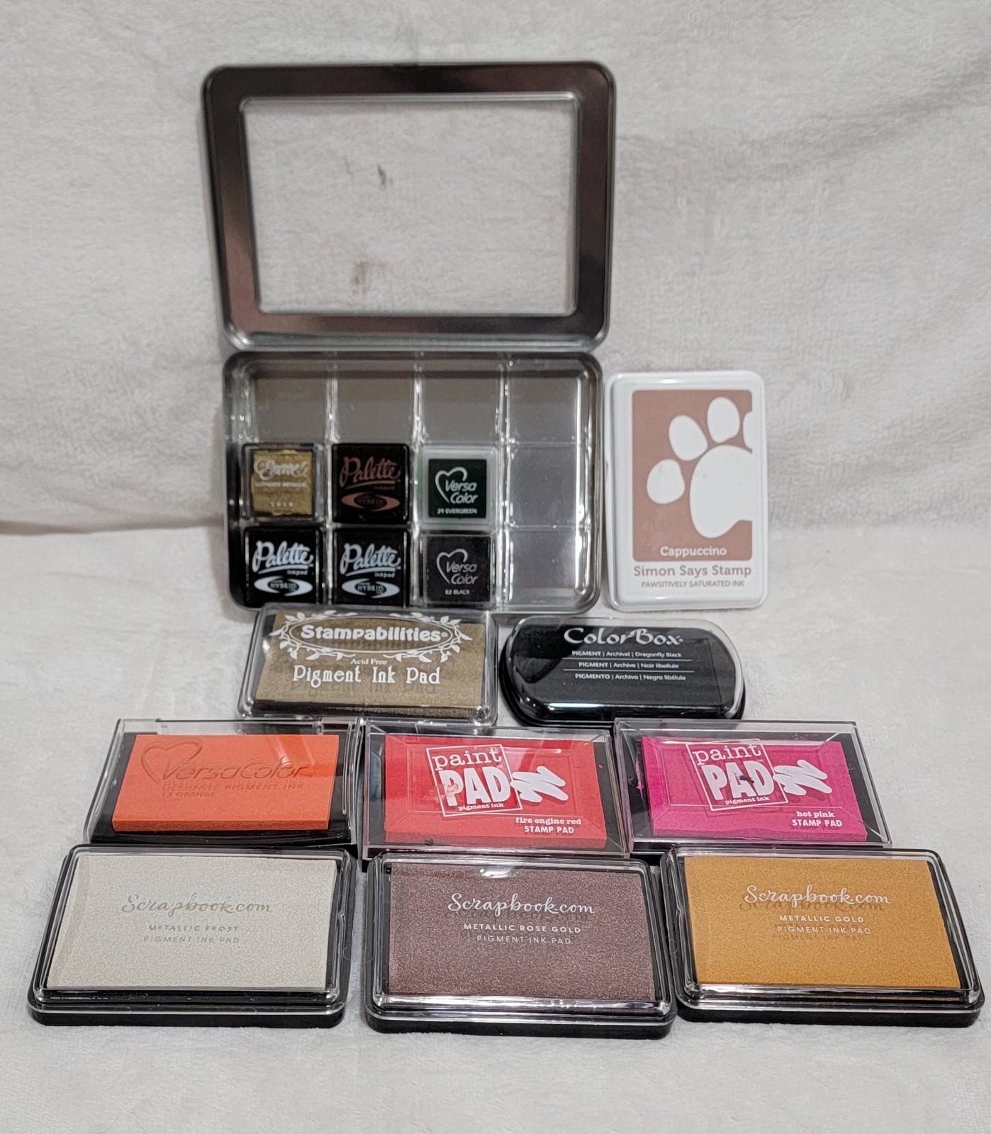 Simon Says Stamp Scrapbook Stampabilites Versa Color Ink Pad BUNDLE