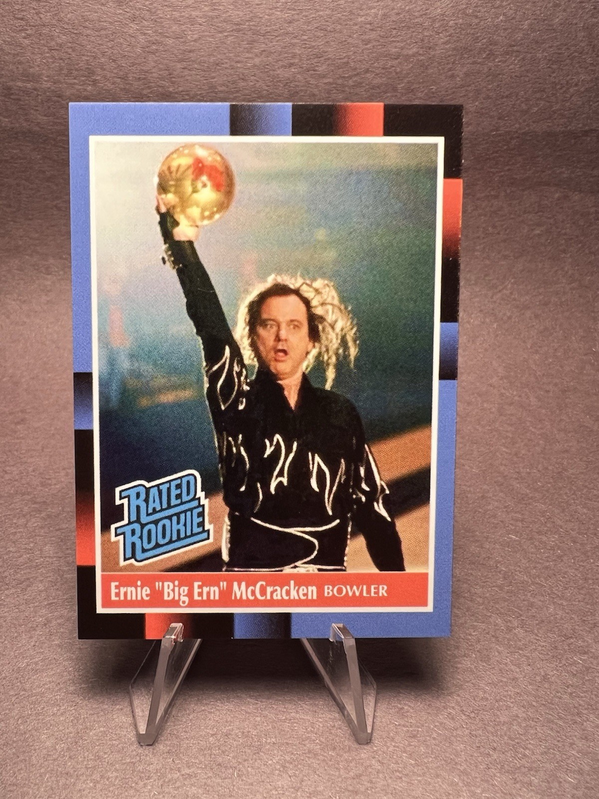 Ernie "Big Ern" McCracken Custom Card - Donruss Rated Rookie Style - Kingpin
