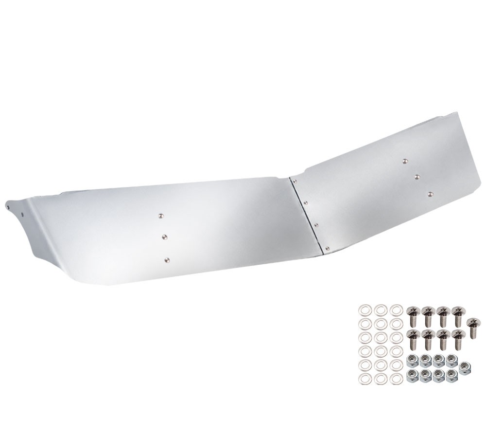 13"Stainless Steel Drop Visor Compatible w/Peterbilt 335, 359, 377, 378, 379