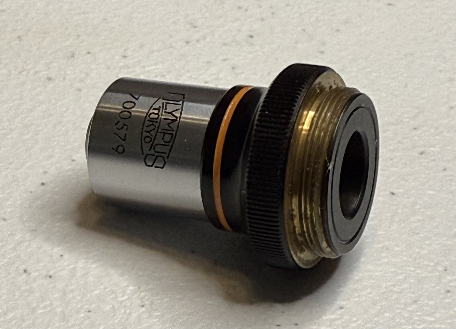 Olympus 10 PO 0.25 Short Barrel Strain Free Microscope Objective