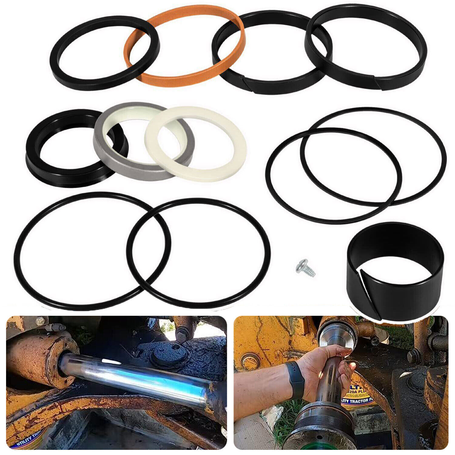 1543262C1 G105549 G109460 Hydraulic Cylinder Seal Kit for Case 350 450 480C 580