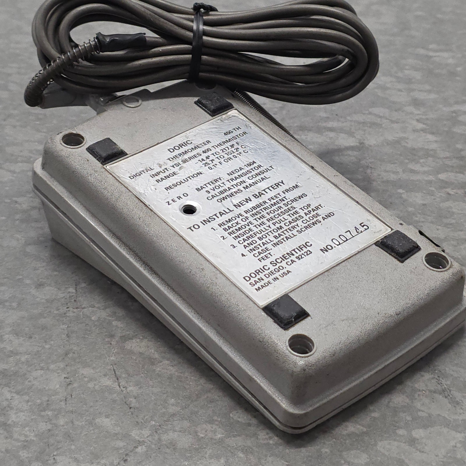 VAS Engineering Doric 450-TH Digital Thermometer Temperature Thermistor
