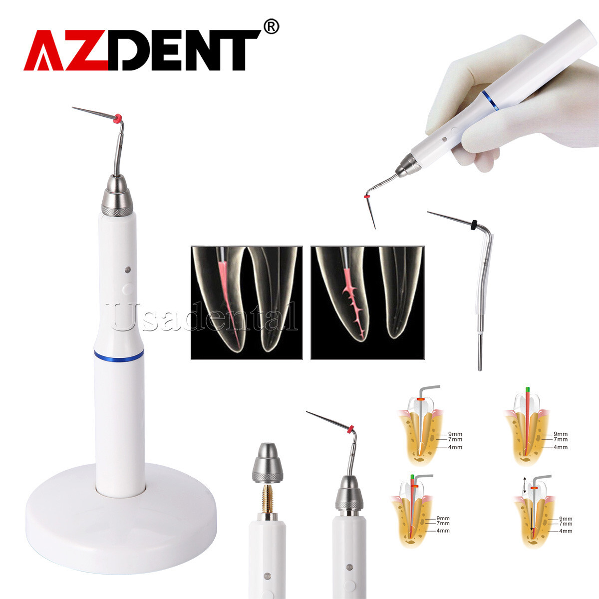 Dental Wireless Endo Heated Pen Gutta Percha Obturation System & 2 Tips Sale