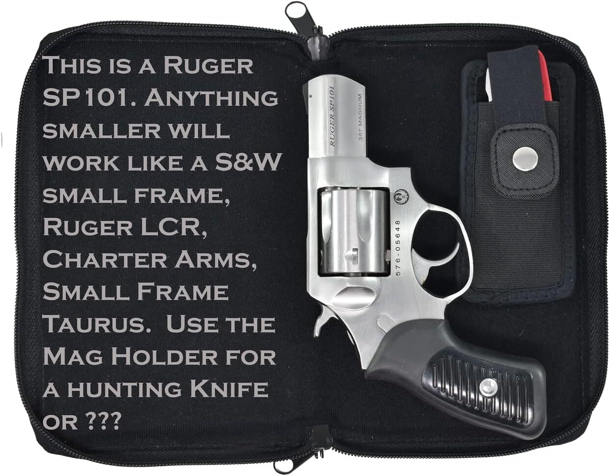 Leather Locking Bible Gun Case for Subcompacts (GTSN) PP