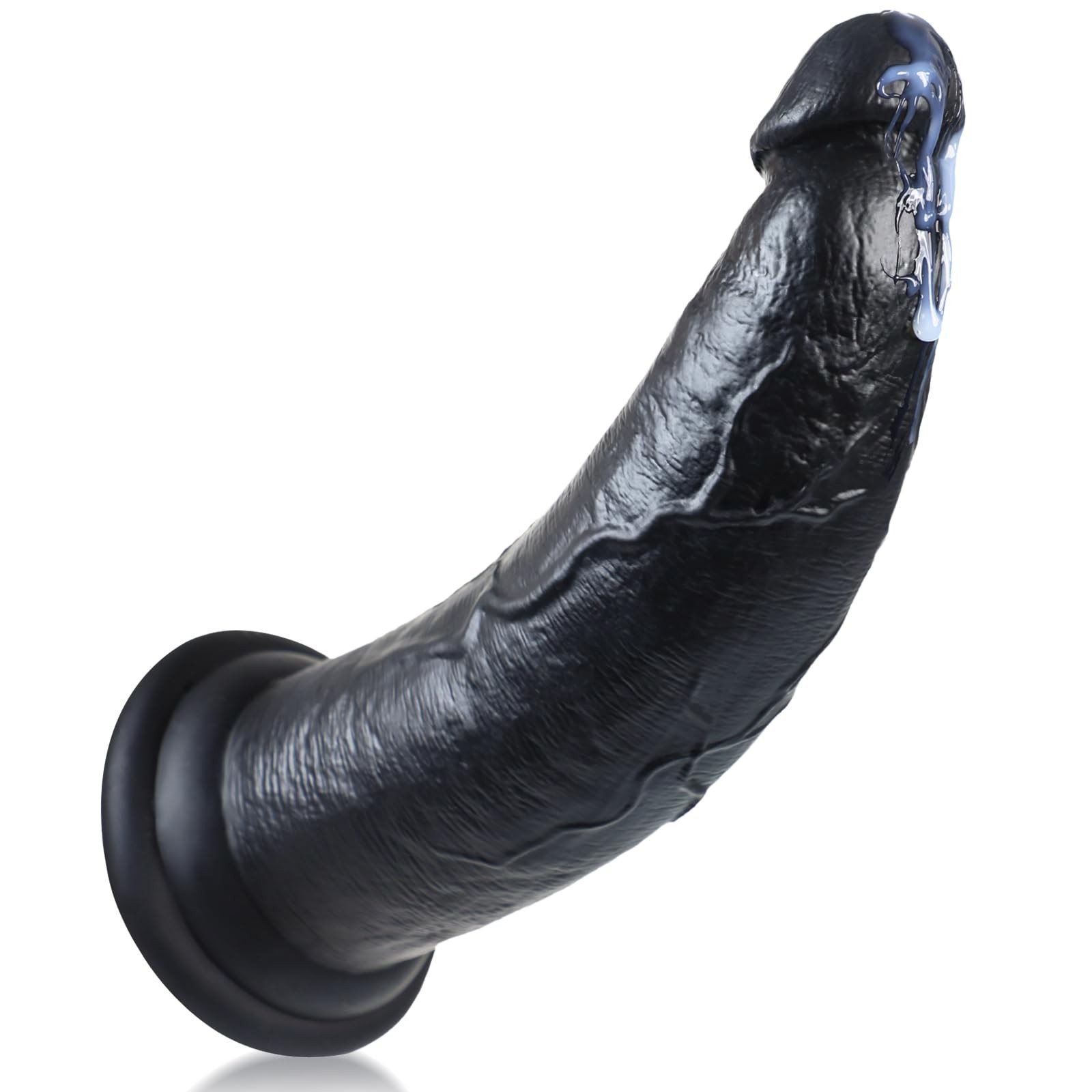 12 Inch Huge Thick Big Black Dildo No Balls, 2.93'' Diameter Realistic BBC Di...