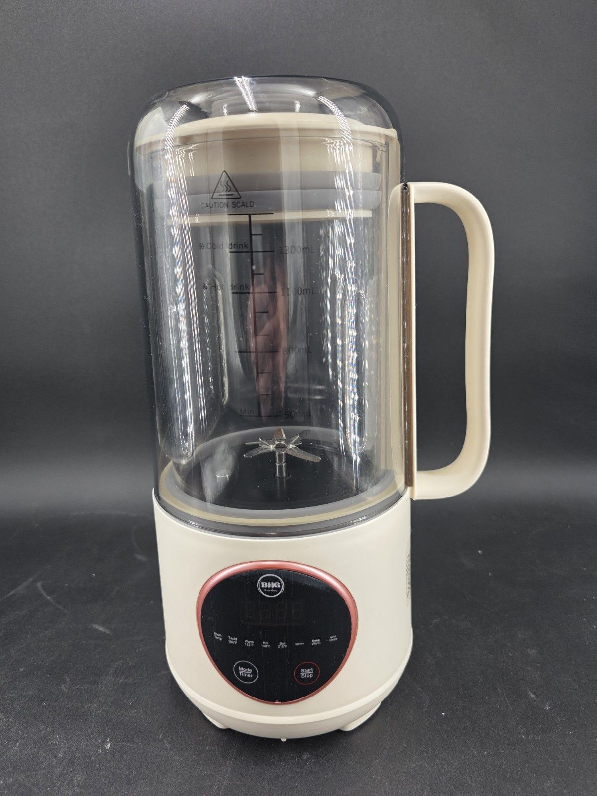 BHG Nut Milk Maker Automatic Machine, 45 oz Nut/Oat/Soy/Plant Based Open Box