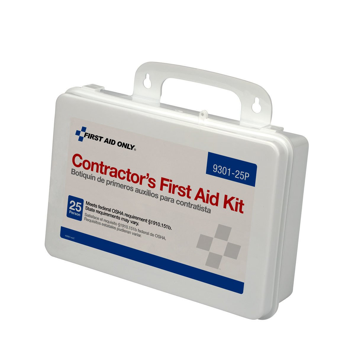 9301-25P 25-Person Contractor'S First Aid Kit for Home Renovation, Job Sites, an