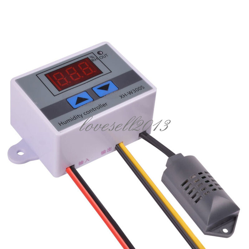 XH-W3005 AC 110V-220V Digital LED Humidity Controller Hygrometer Switch Sensor L