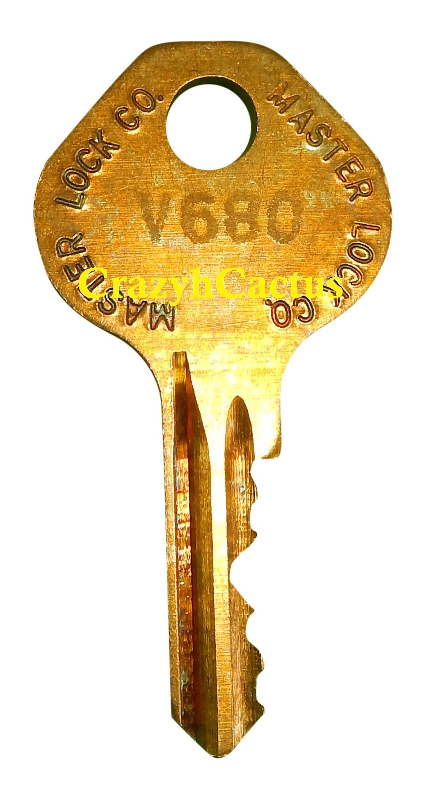 Master Lock Padlock 1525 1585 2010 2076 Control Key OEM Original Master Key V680