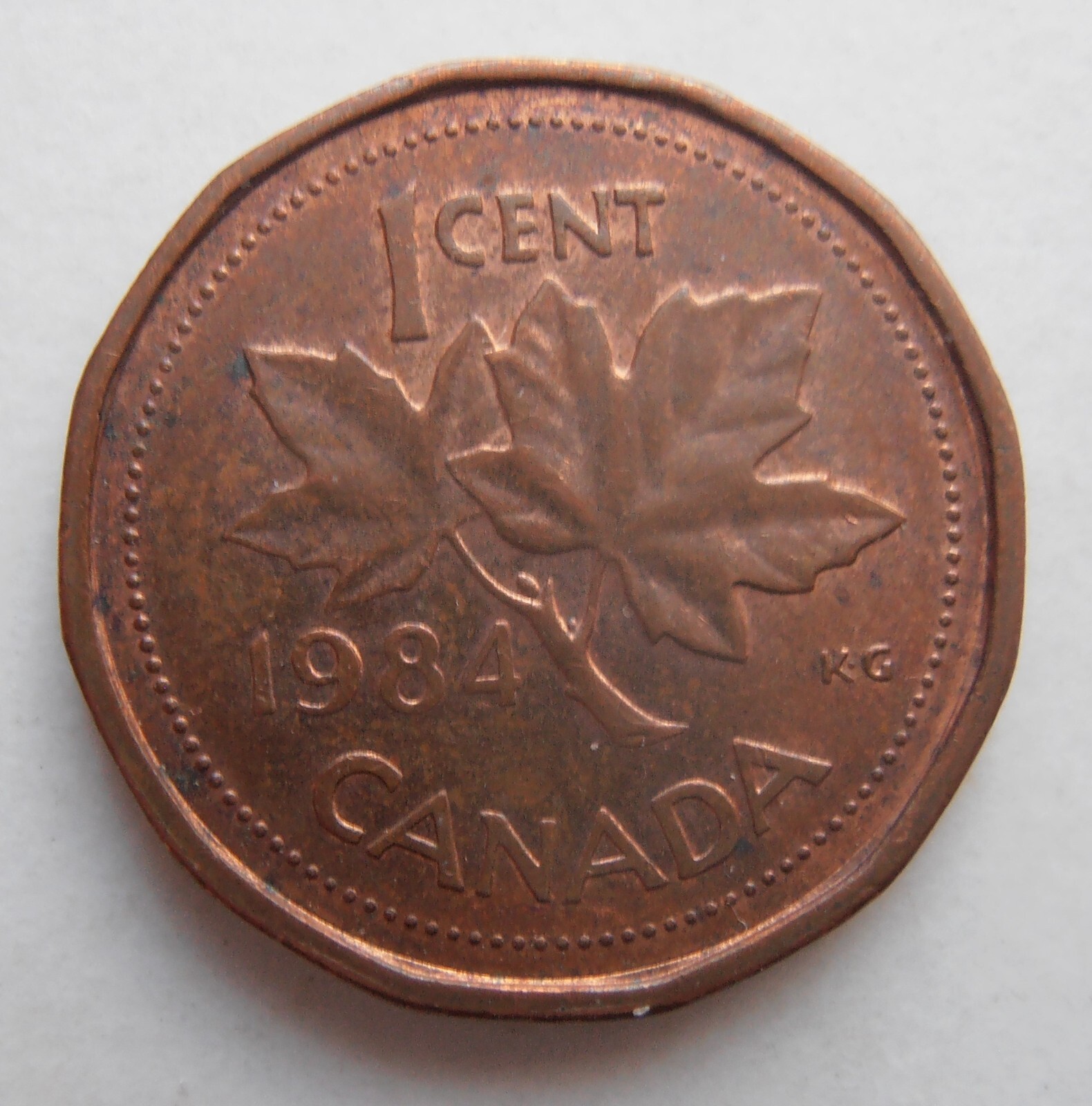 1984 CANADA 1 CENT