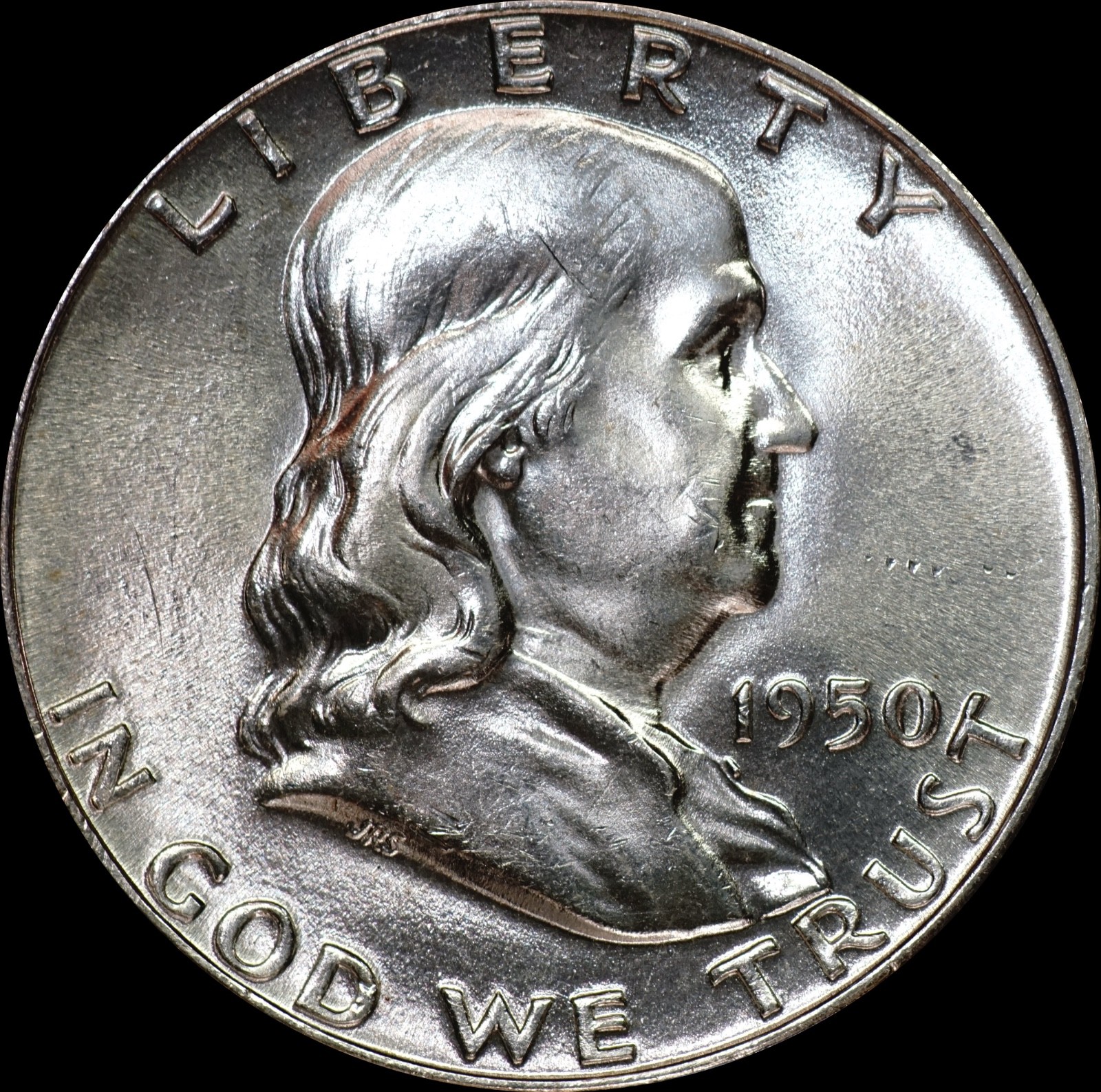 1950 Franklin Half Silver Dollar GEM Uncirculated, As Shown  273