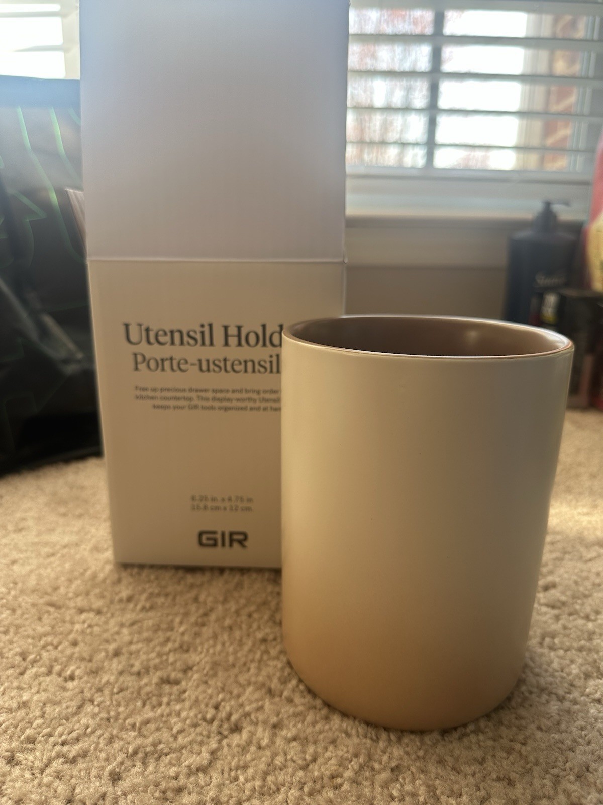 NEW GIR Ceramic ombré utensil holder Or Planter