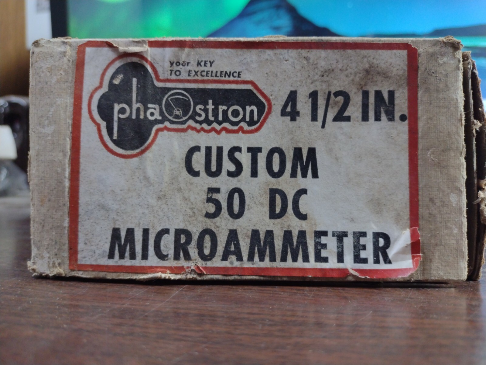 PHAOSTRON 427-03003C DC MICROAMMETER 0 - 50 NEW IN BOX SURPLUS