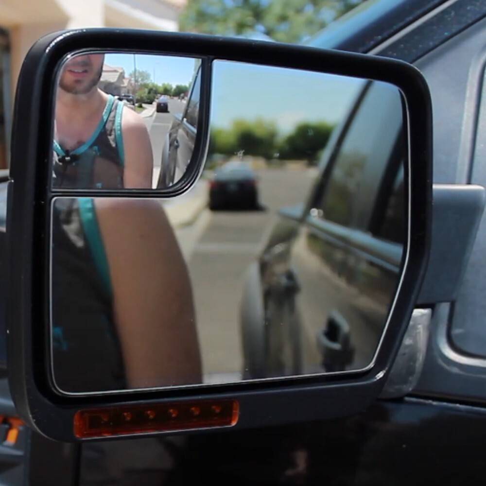Driver Side Mirror Glass Spotter W/ Heated for 2011-2014 Ford F150 BL3Z-17K707-E