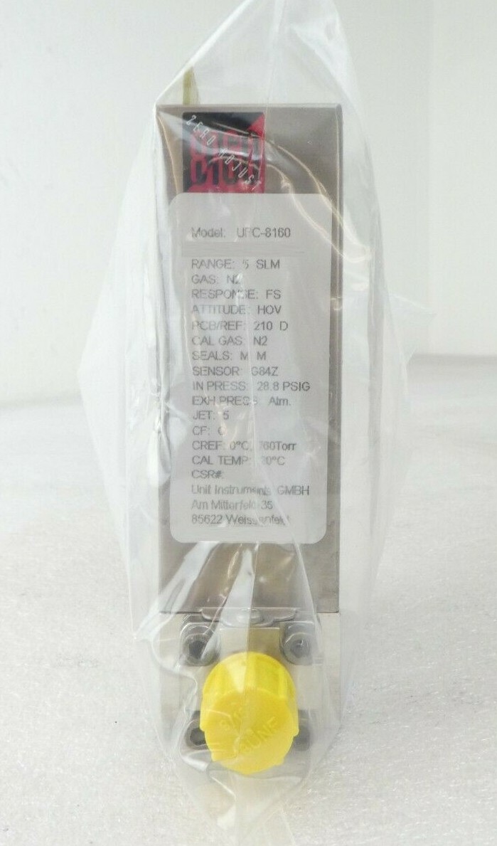 UNIT Instruments UFC-8160 Mass Flow Controller MFC Mattson 37100272 Refurbished