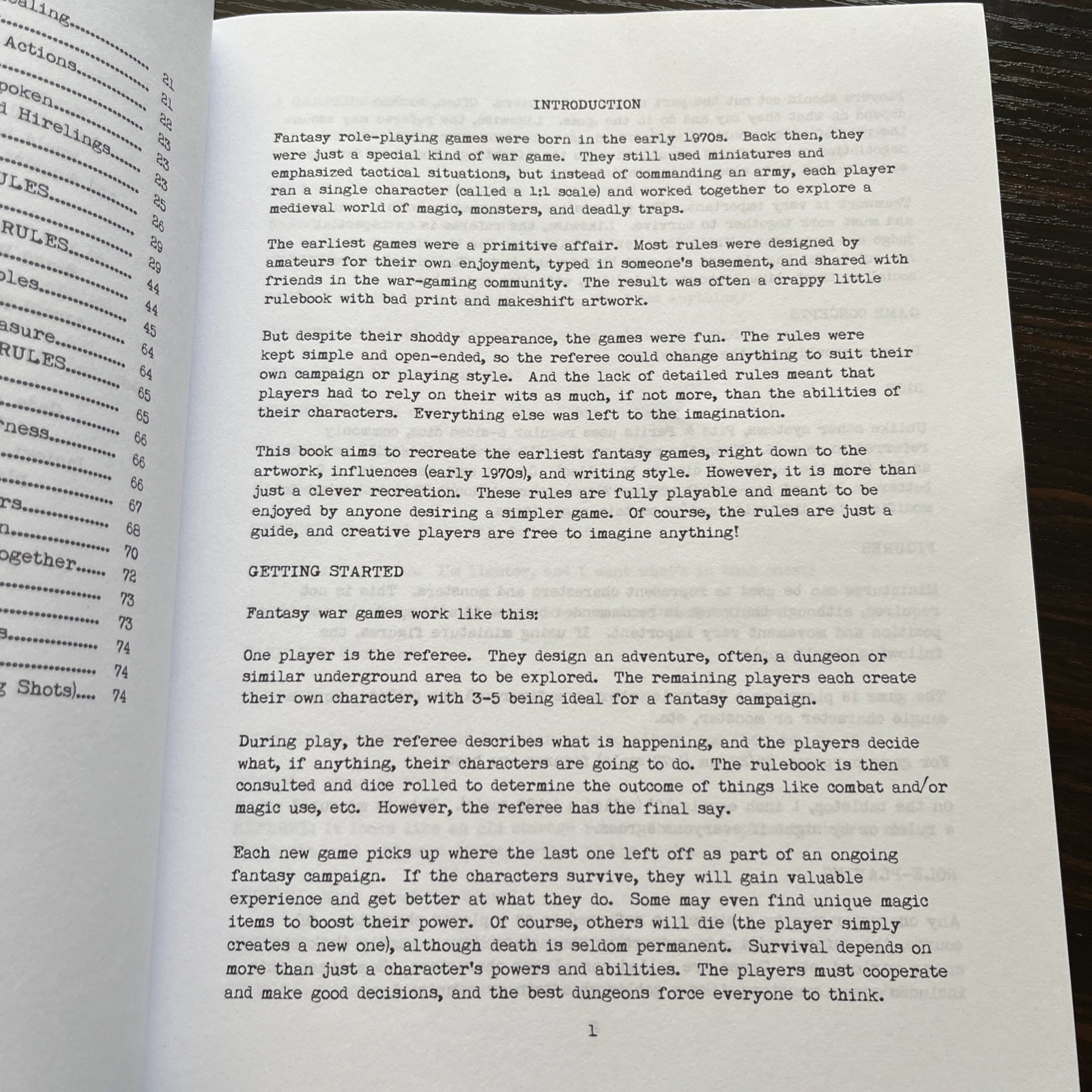 Pits & Perils OSR Rules