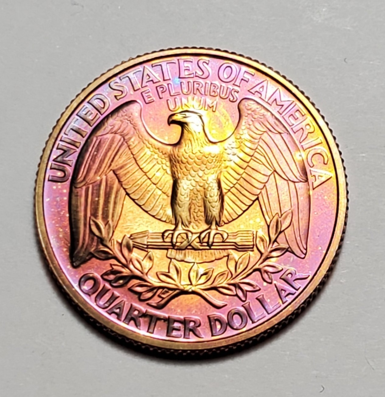TONED 1995 S WASHINGTON QUARTER CLAD PROOF UNC #P2705