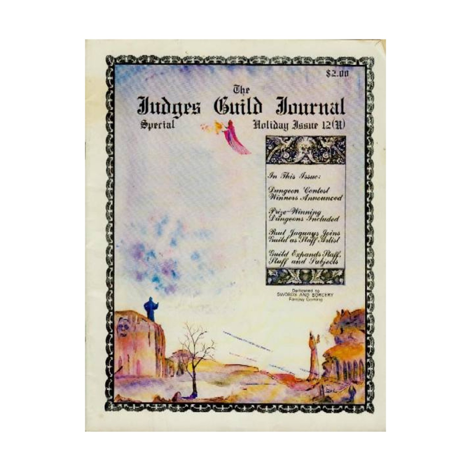 Judges Guild Journal #12 "Dungeon Creation Contest Winners" Mag VG+