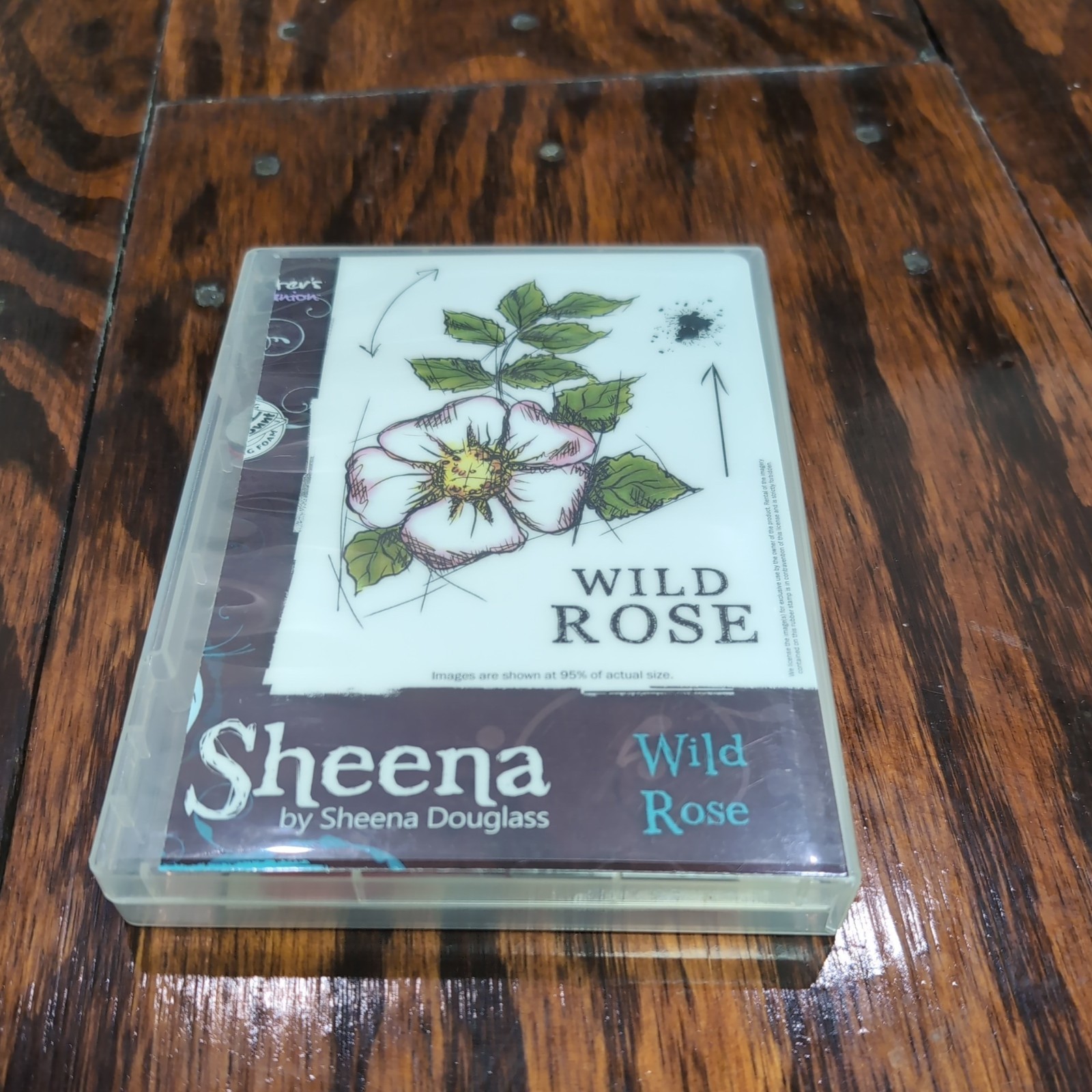 Sheena Douglass - Rubber Stamps Wild Rose & Wild Poppy FREE SHIP