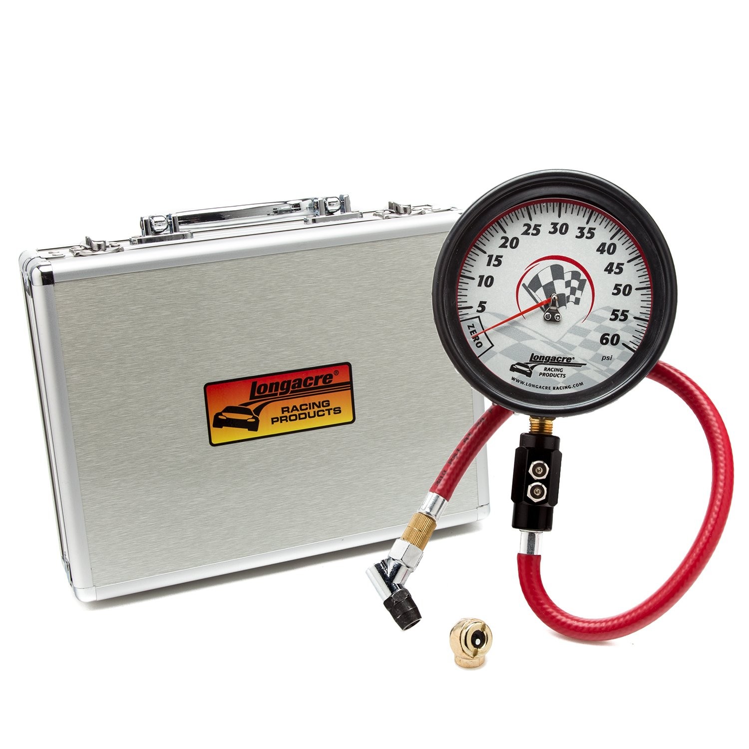 Longacre 52000 Pro Precision 4 ½" Tire Gauge 0-60 by ½" lb
