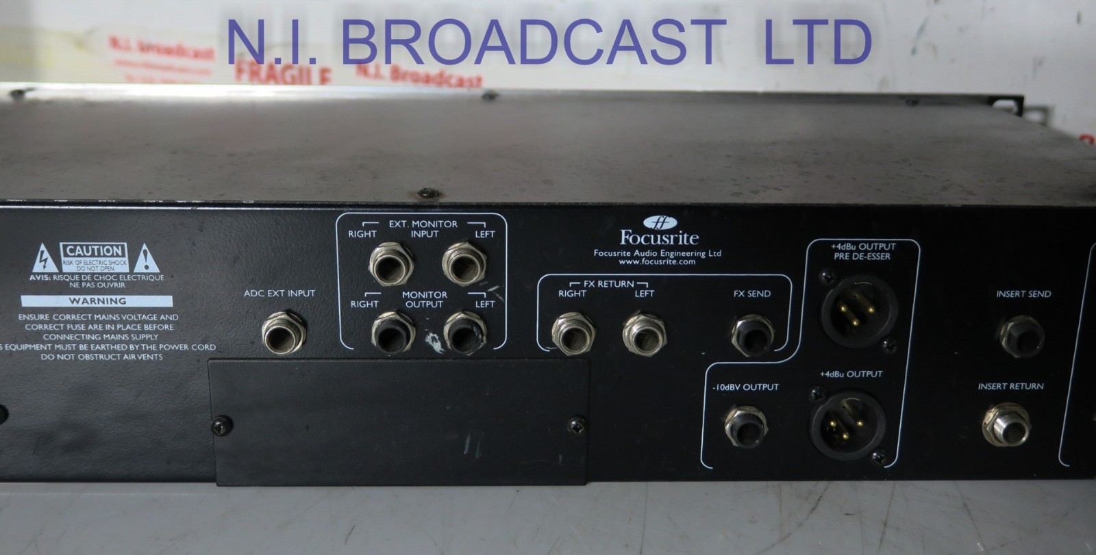 Focusrite  Platnium voicemaster PRO Sold as faulty,