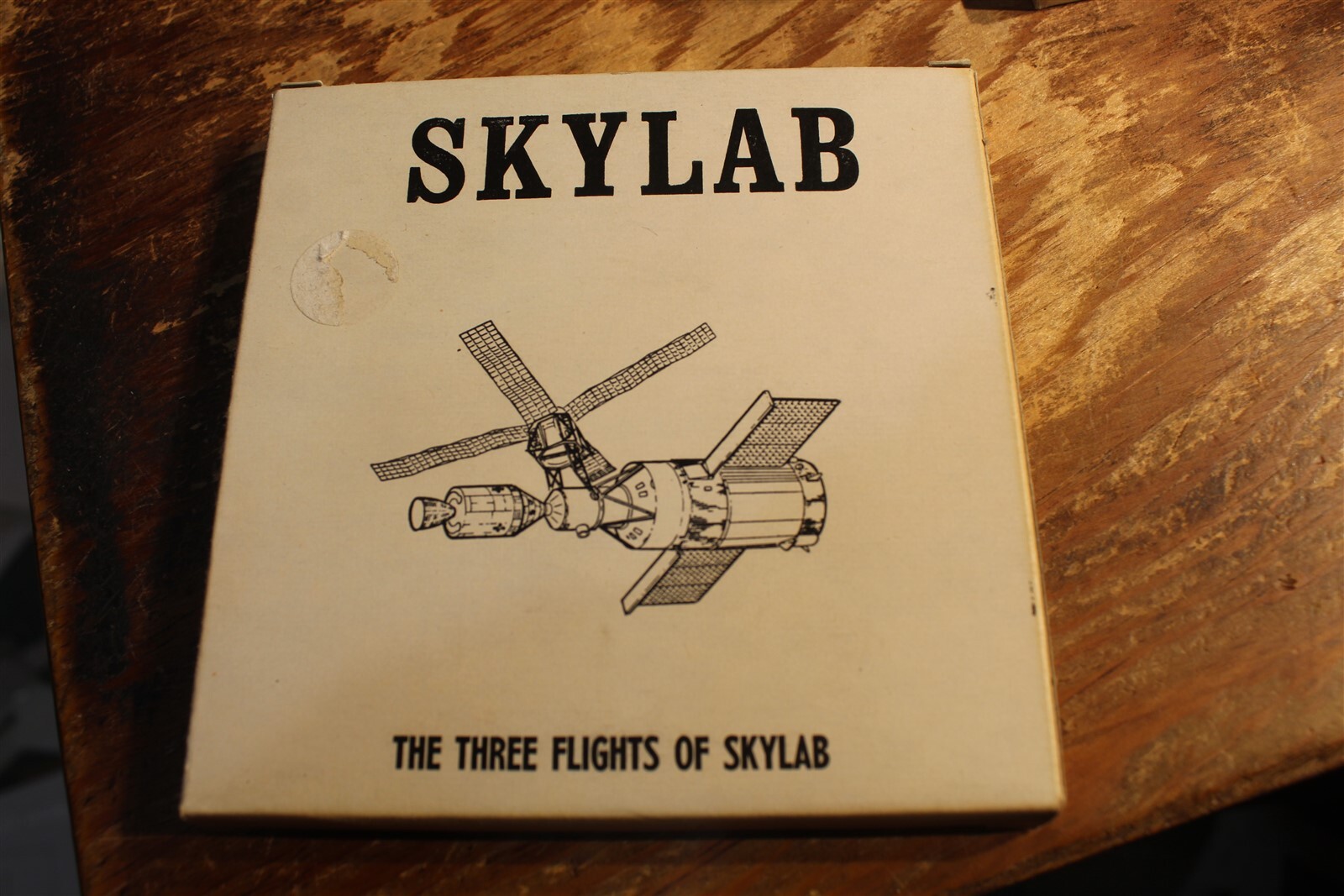 NASA THREE FLIGHTS OF SKYLAB SUPER 8 FILM ORIGINAL BOX W/ PAPER INSERT PAGE