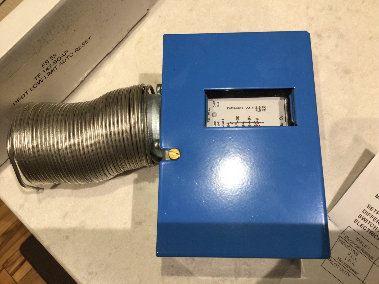 Dynacon TF142-SOAP DPDT Low Limit Auto Reset